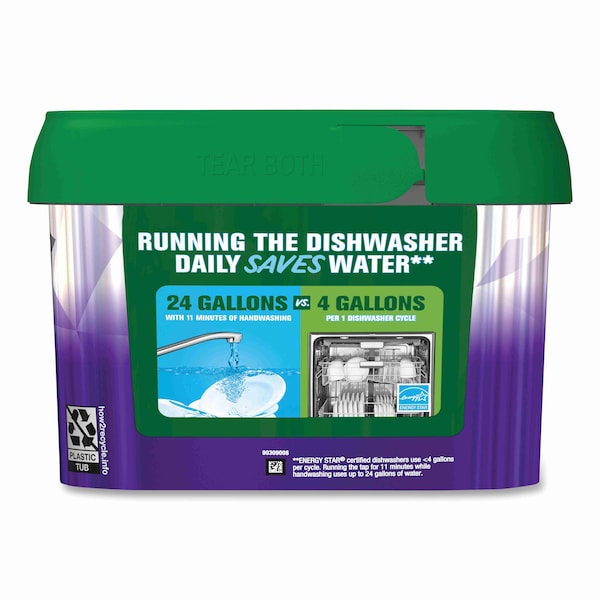 Platinum Plus ActionPacs Dishwasher Detergent Pods, Fresh Scent, 20.7 Oz Tub, 228PK